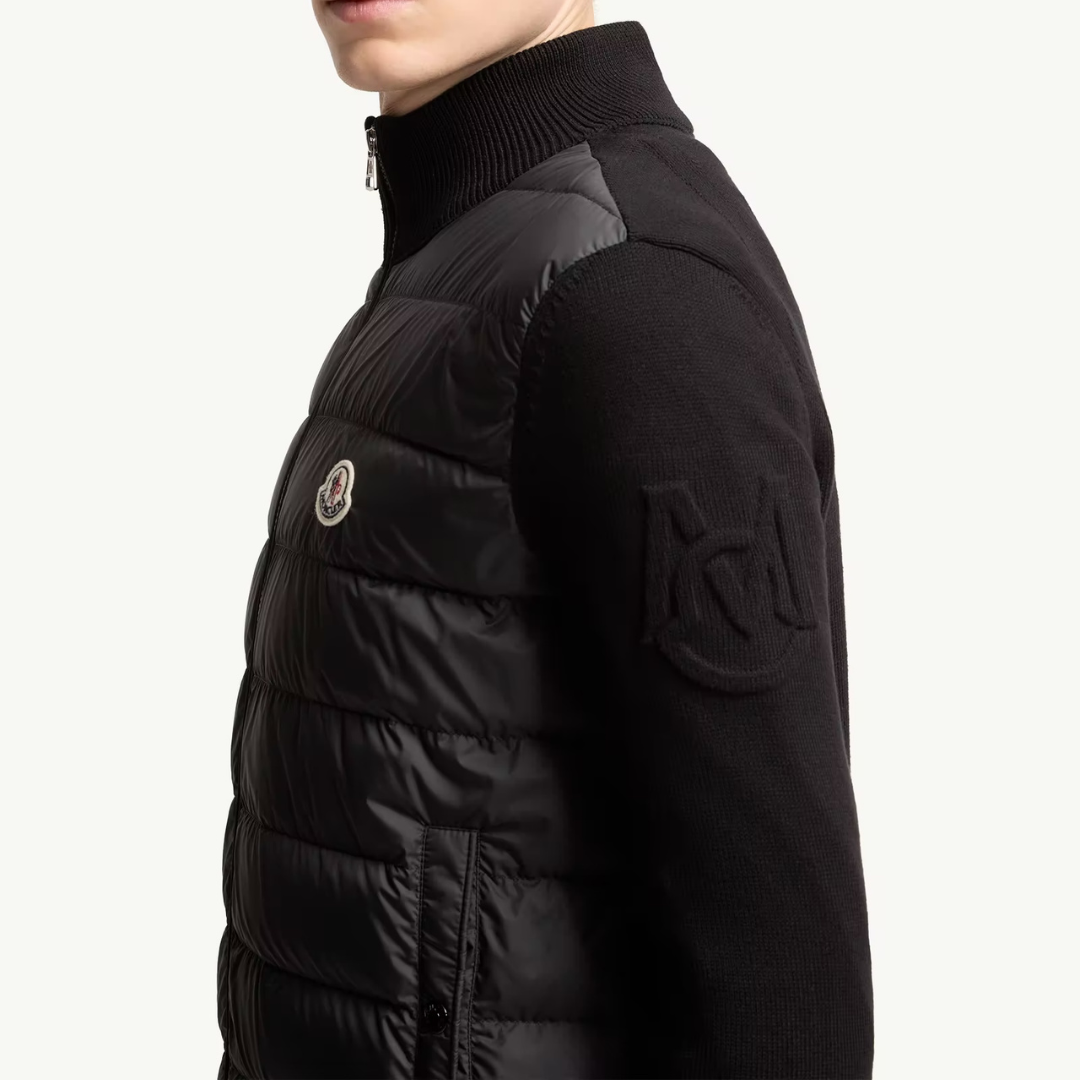 Mon Padded Zip-up Cardigan