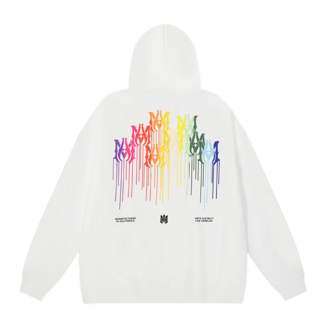 Amr M.A. Drip Collage Hoodie