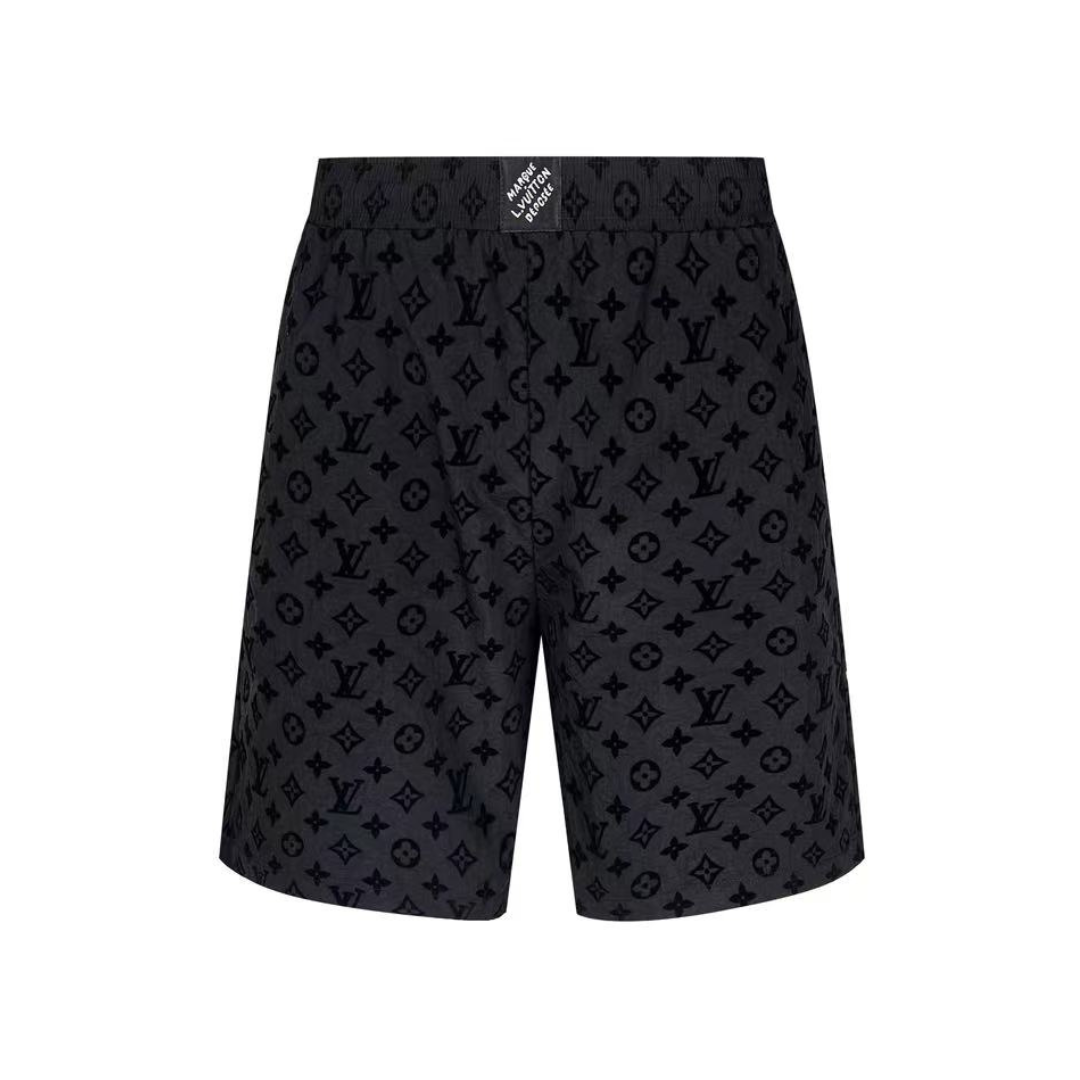 Monogram Short Set Full Black