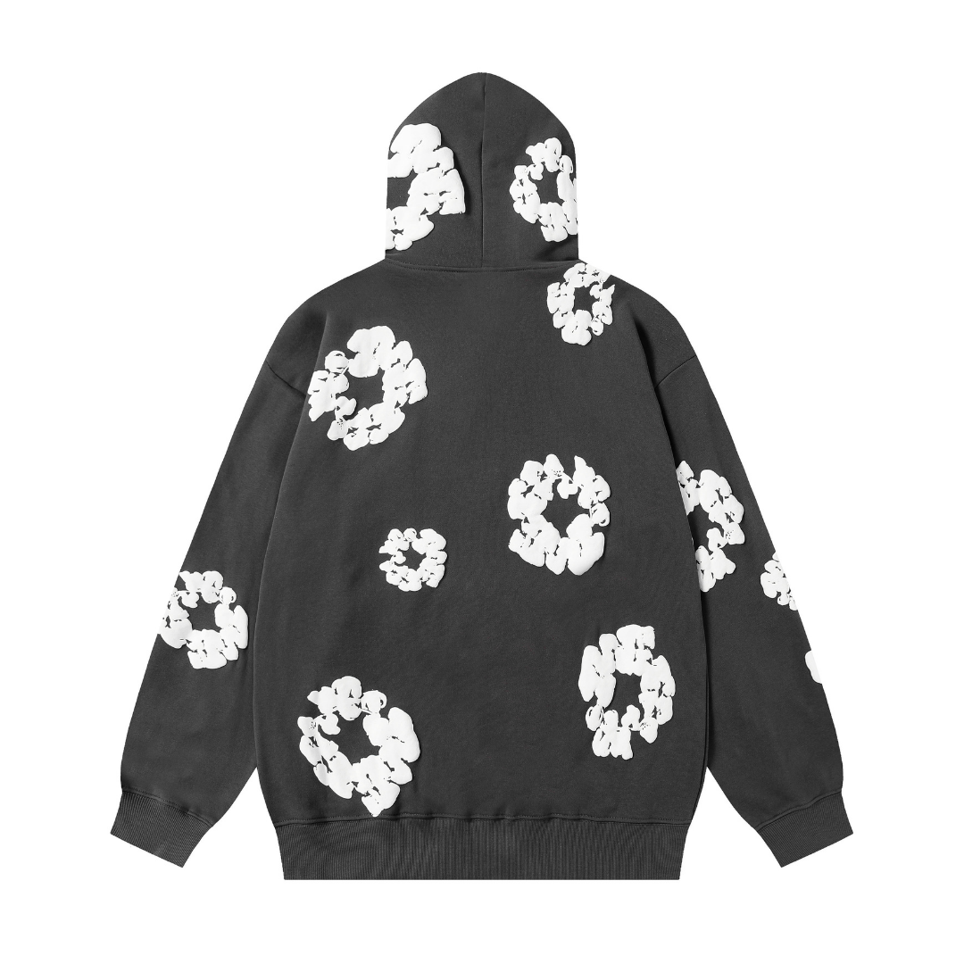 Denim Trs Zip Hoodie