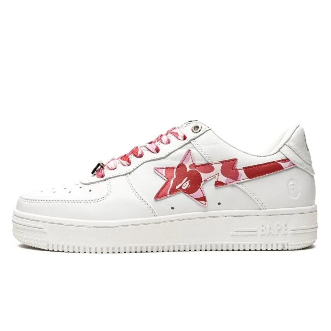 Bape Bapesta Camo Pink