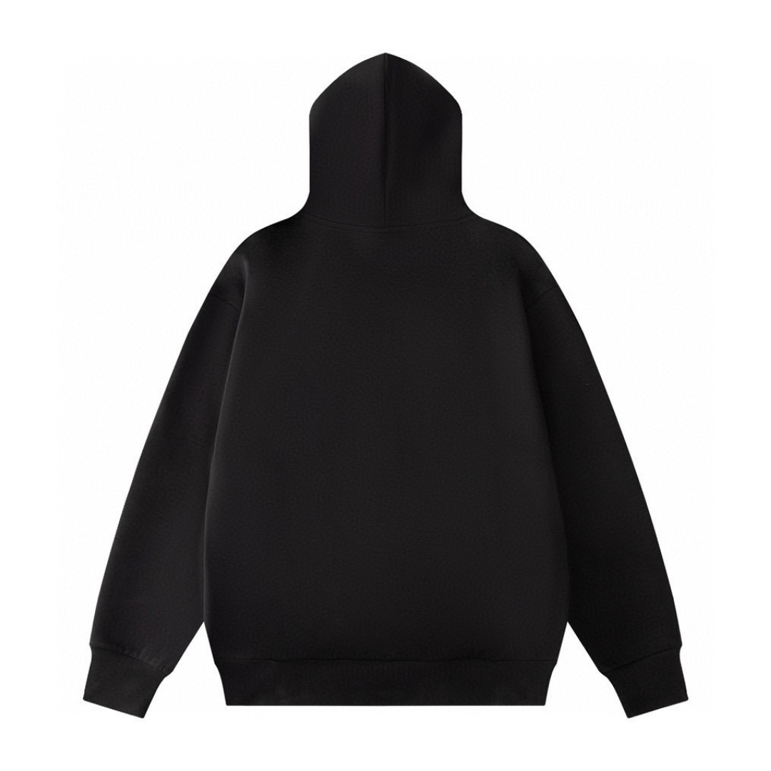 Lv Monogram Zip Hoodie