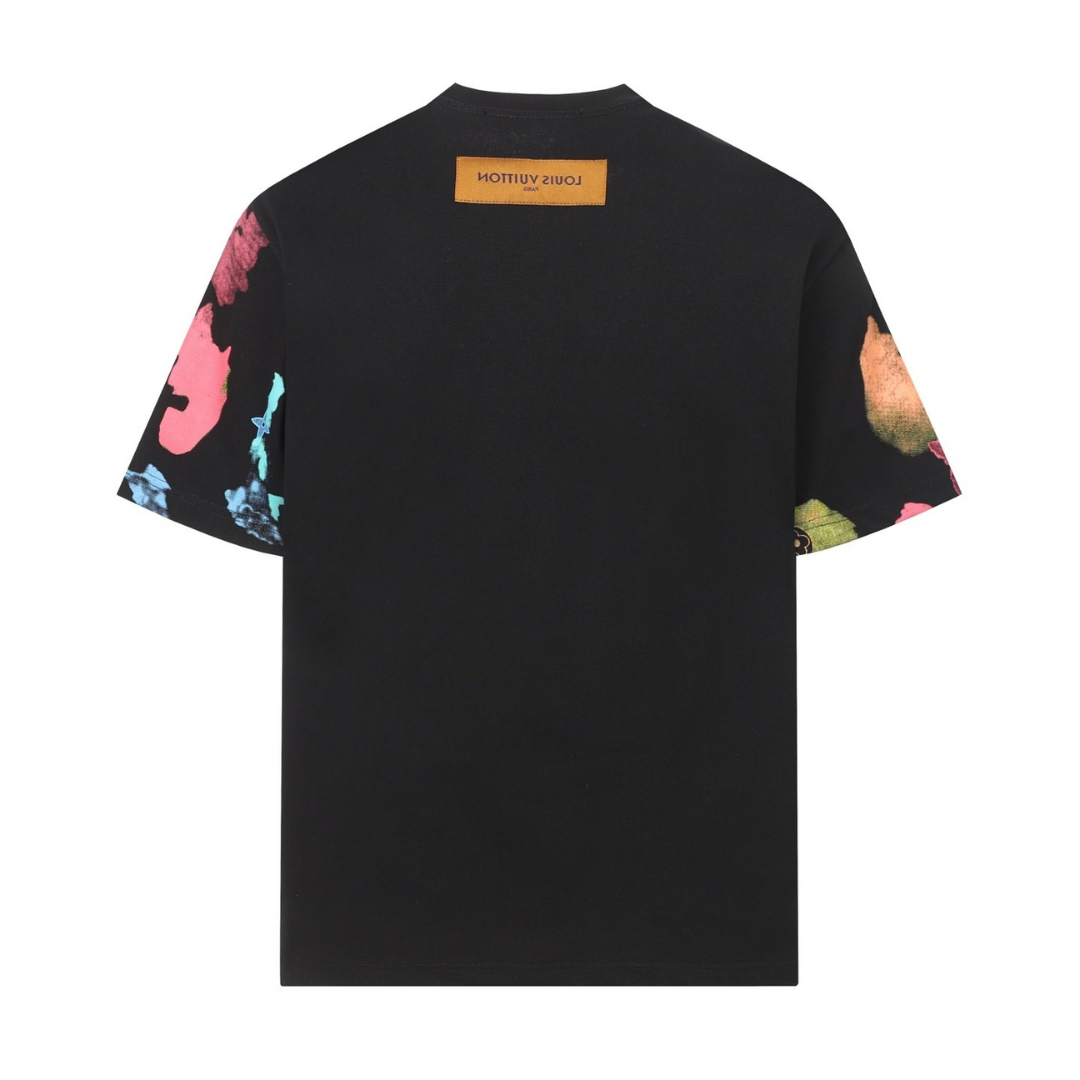 Lv Monogram Spray T-shirt