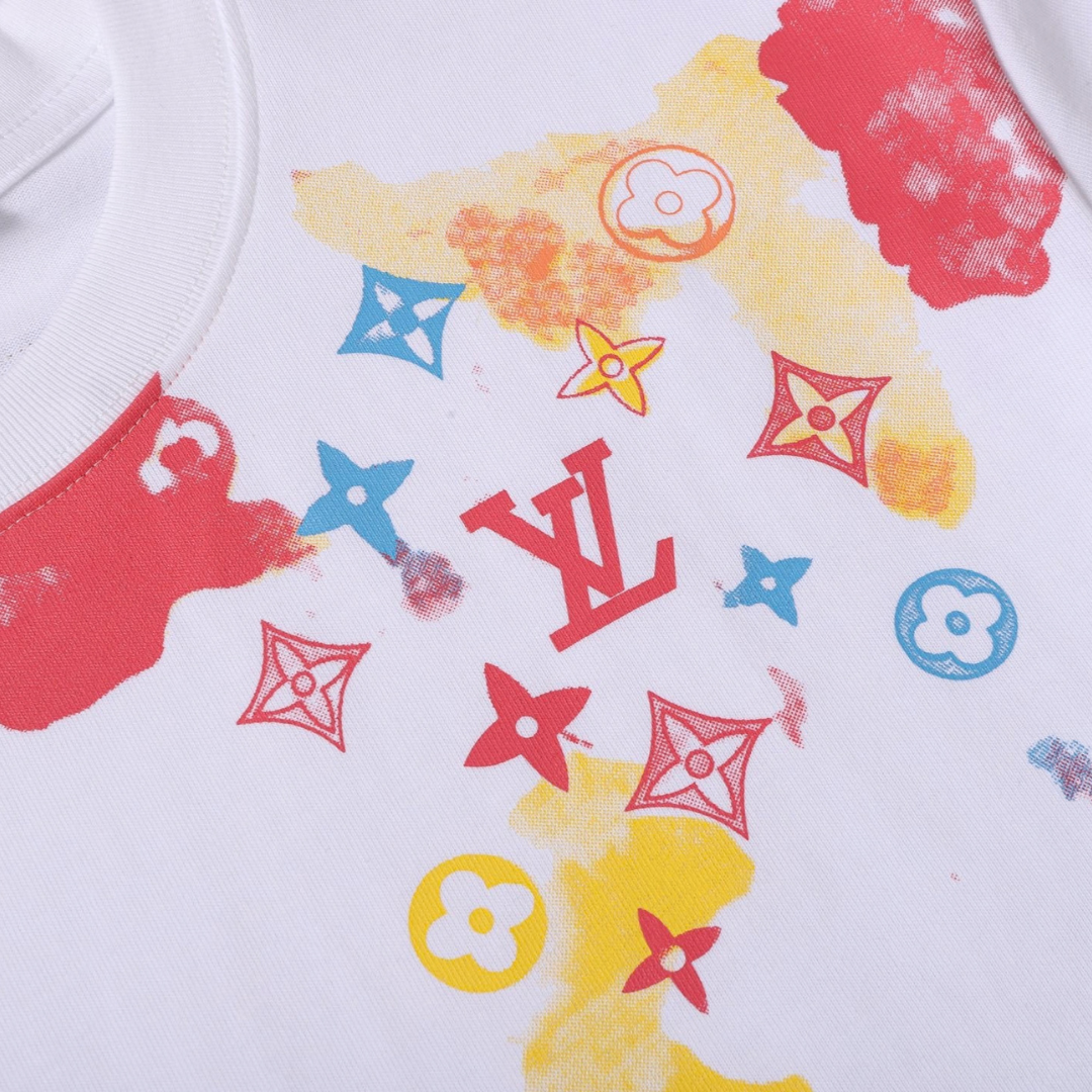 Lv Monogram Spray T-shirt