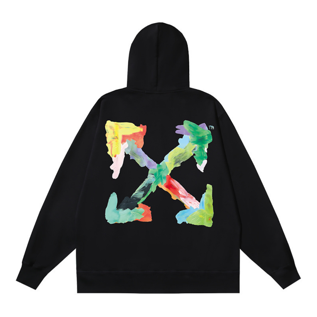 Off-W Monogram Zip Hoodie