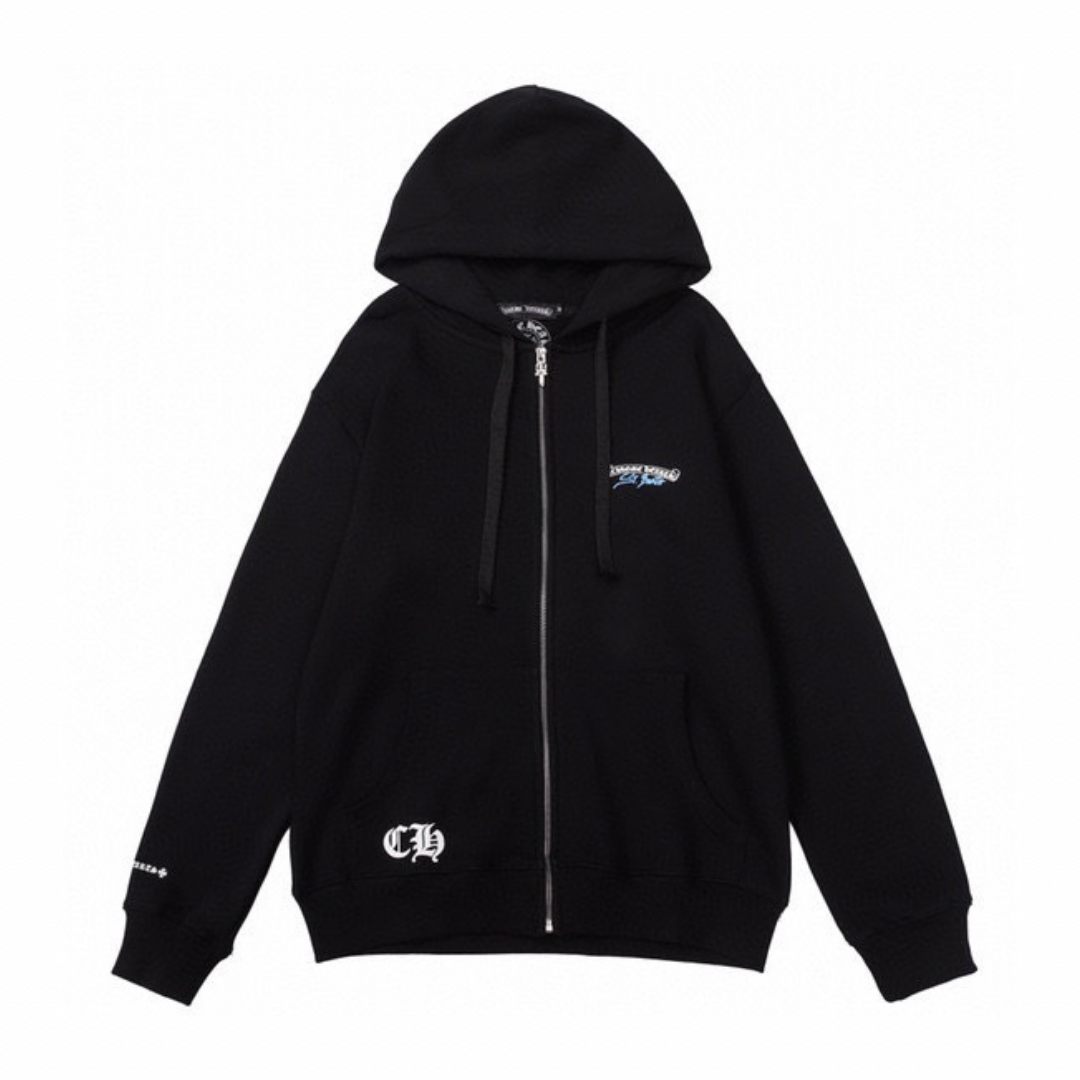 Chrome Zip Hoodie