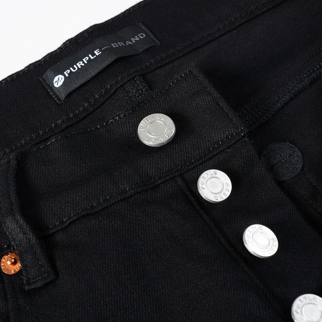 Purple Full Black Jeans