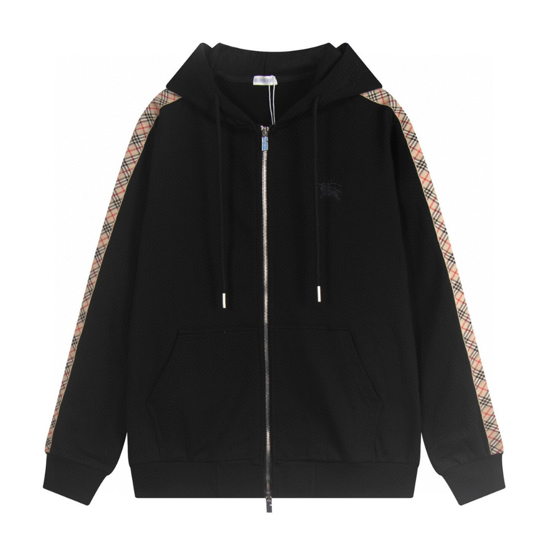 Monogram Zip Hoodie