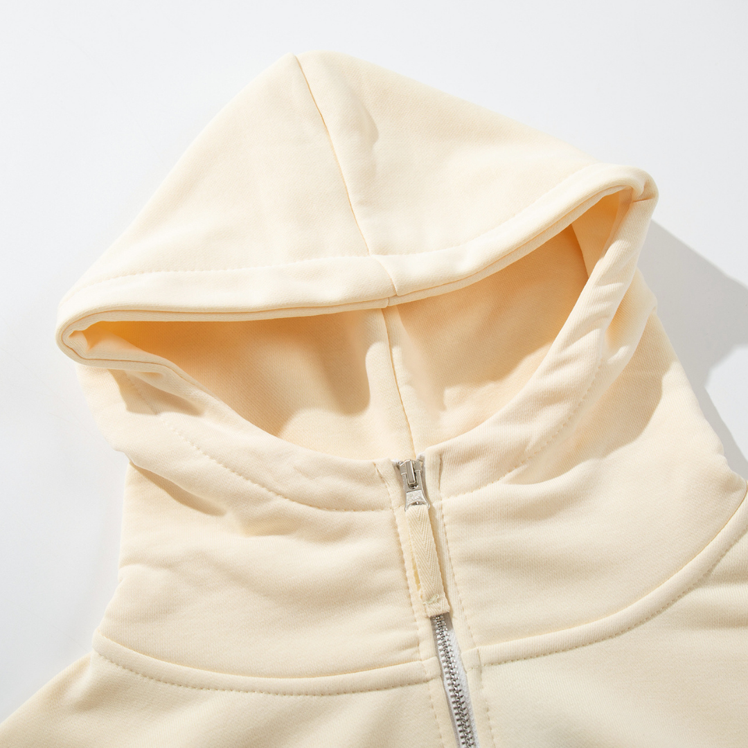 Stone Monogram 4.0 Zip Hoodie