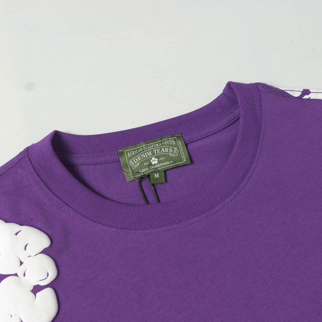 Denim Trs Purple Short set