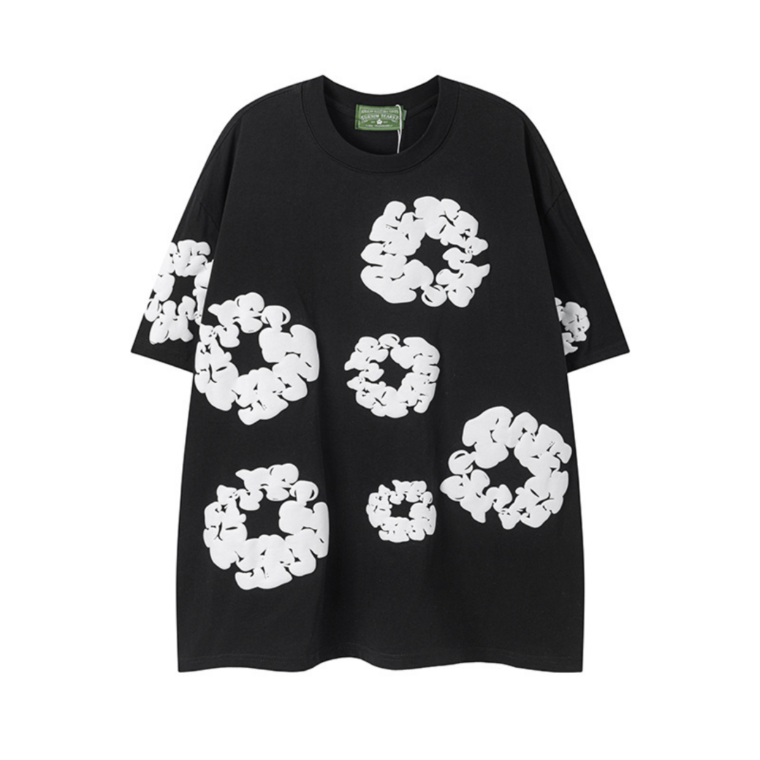 Denim Trs Black Short set