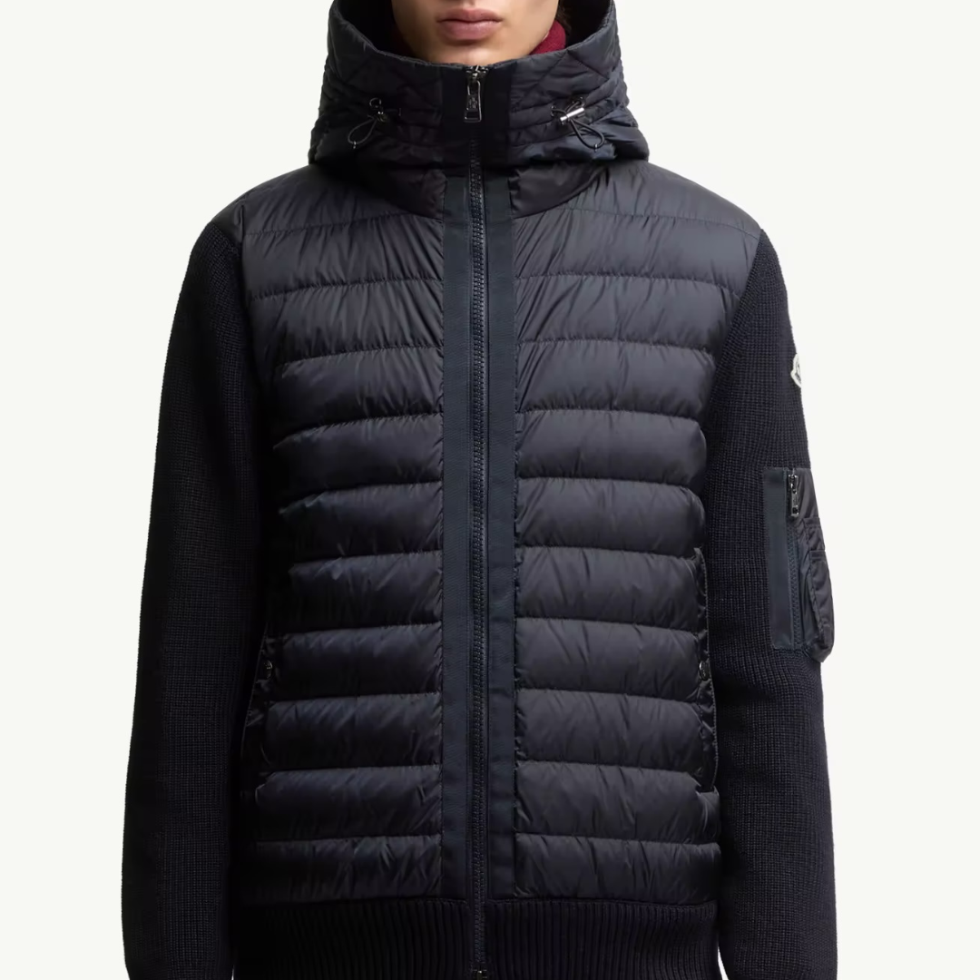Mon Hooded Zip-up Cardigan