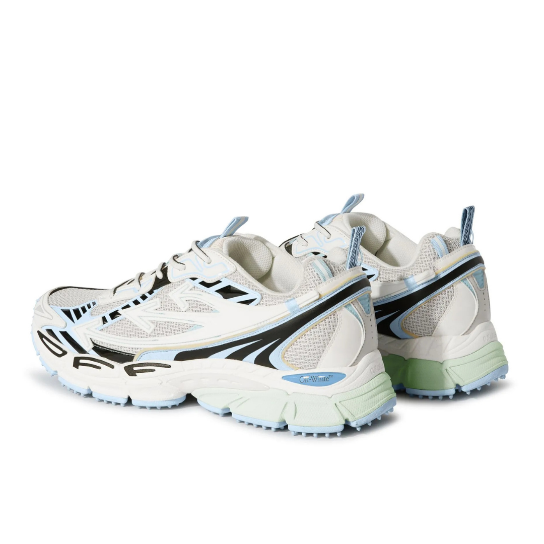 Off "Be Right Back" White Blue