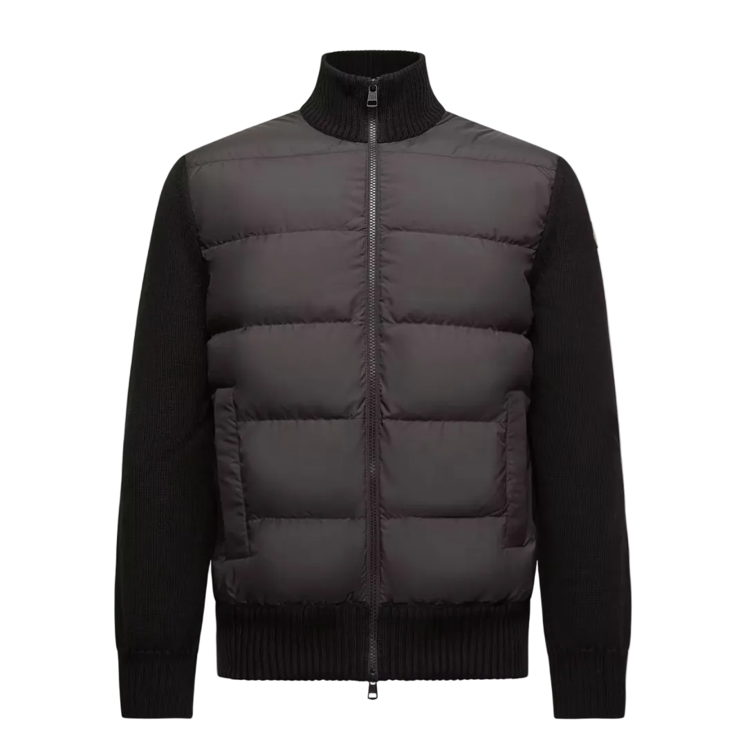 Mon Padded Zip-up Cardigan