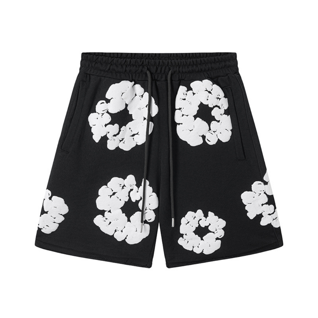 Denim Trs Black Short set