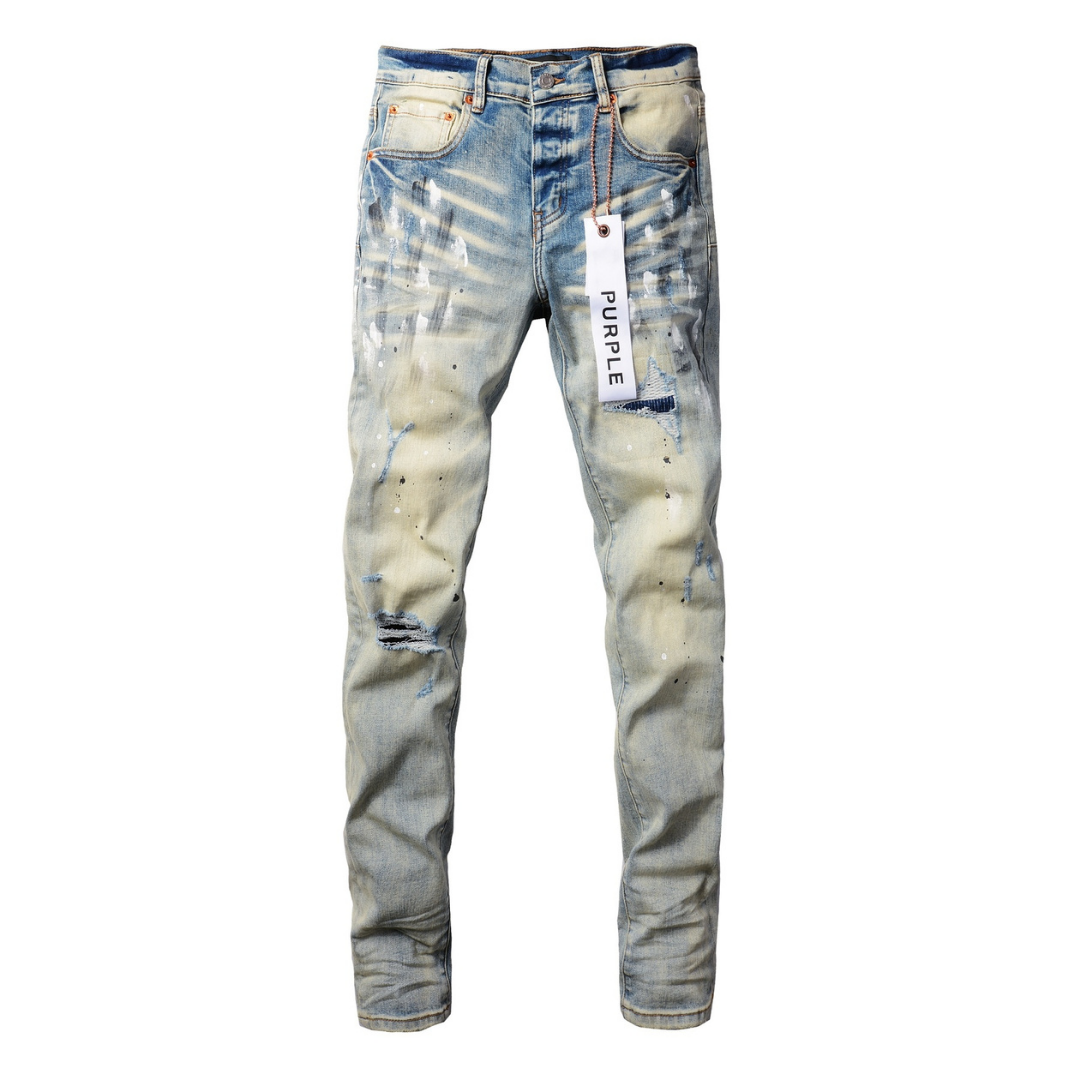 Purple Paint Blue Jeans
