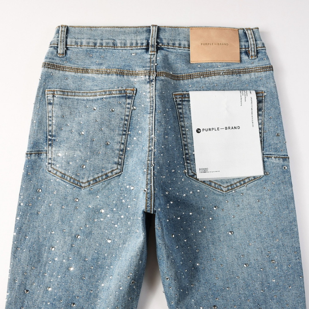 Purple Diamonds Blue Jeans