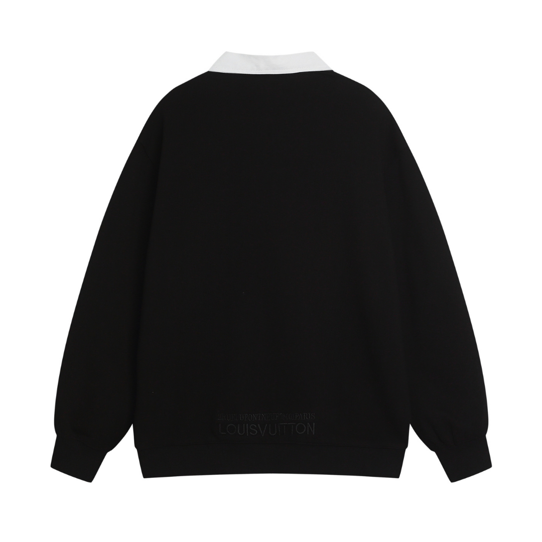 Lv Monogram Logo Sweatshirt