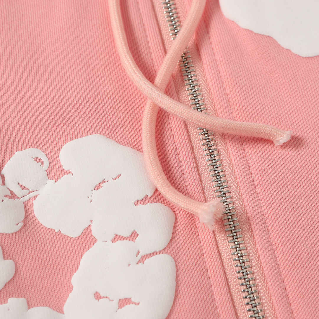 Denim Trs Zip Hoodie