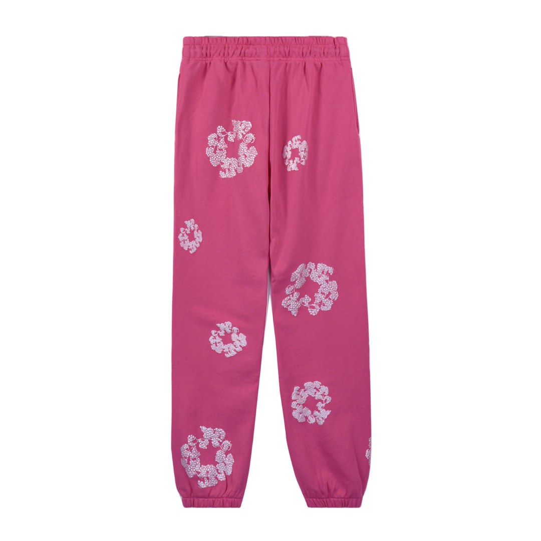 Denim Trs Diamonds Pink Pants