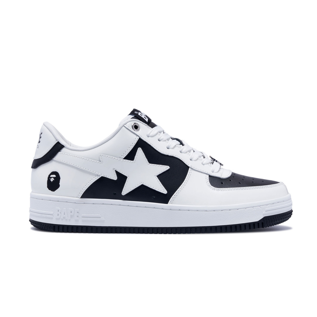Bape Bapesta Blanco Negro