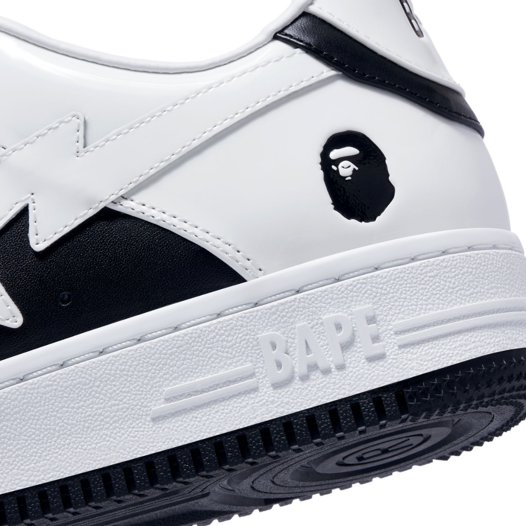Bape Bapesta Blanco Negro