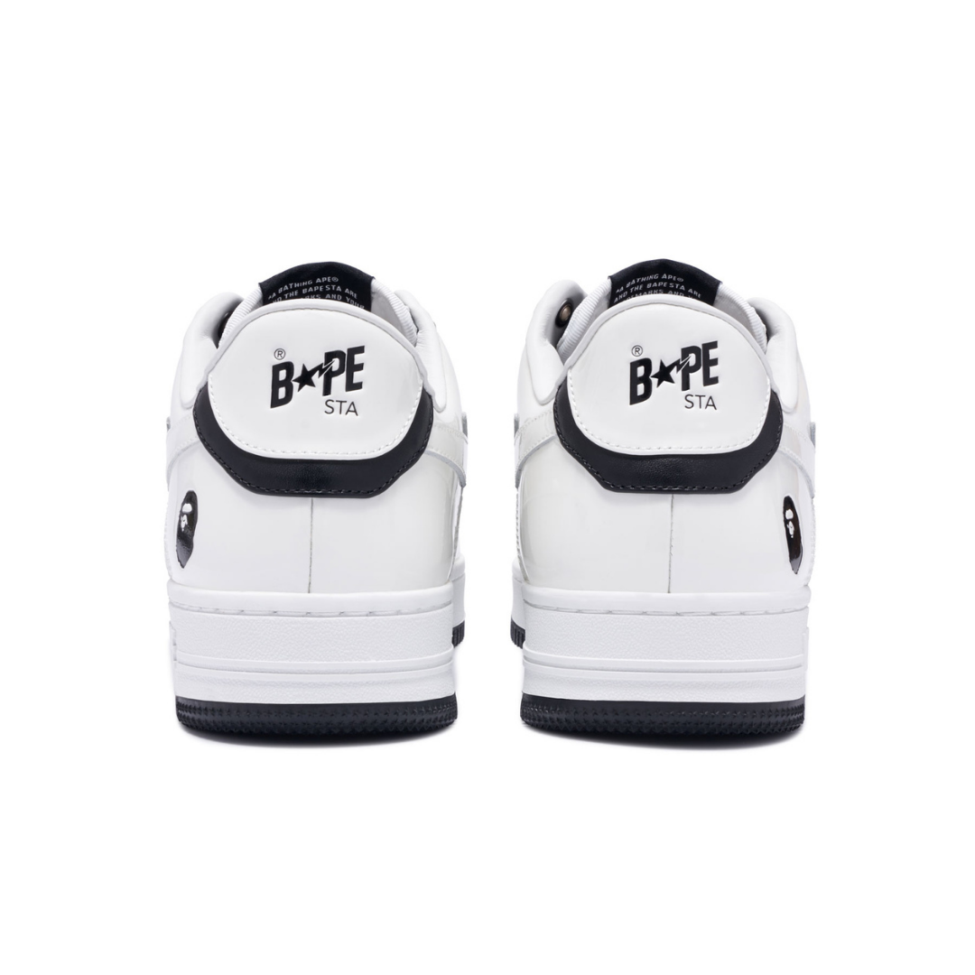 Bape Bapesta Blanco Negro