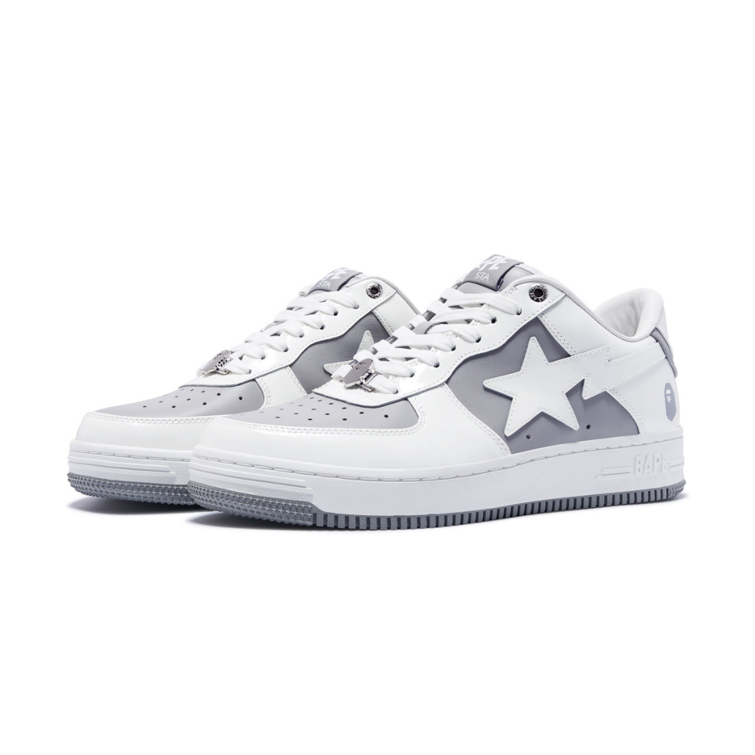 Bape Bapesta Blanco Gris