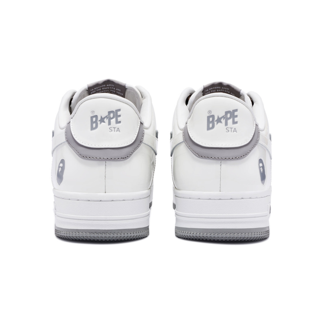 Bape Bapesta Blanco Gris