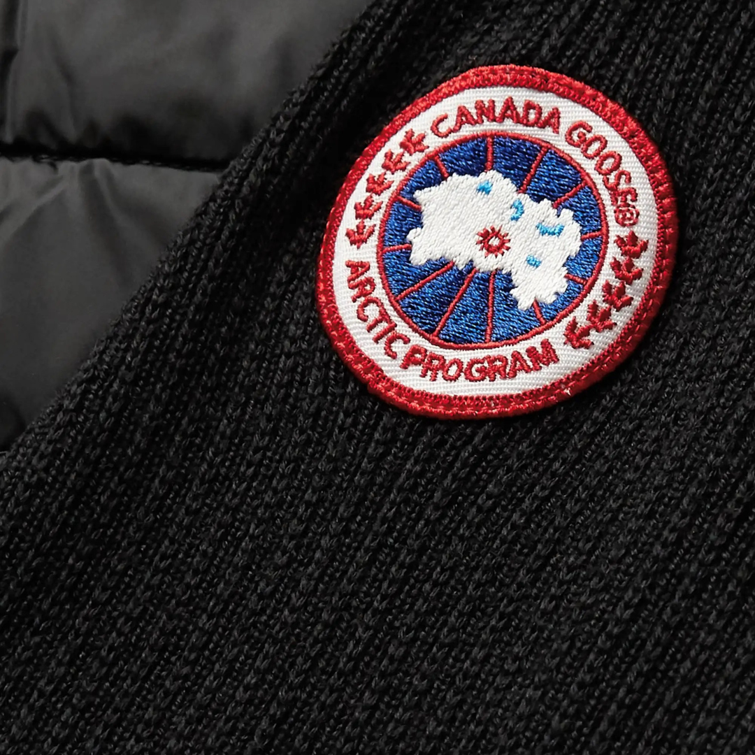Goose Padded Zip-up Cardigan