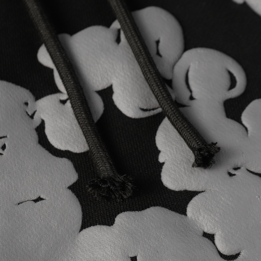 Denim Trs Black Grey Short set