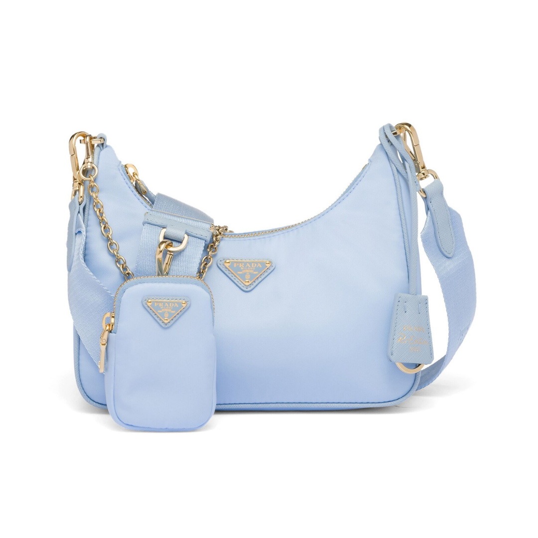 Cloé "2005" Baby Blue Gold Bag