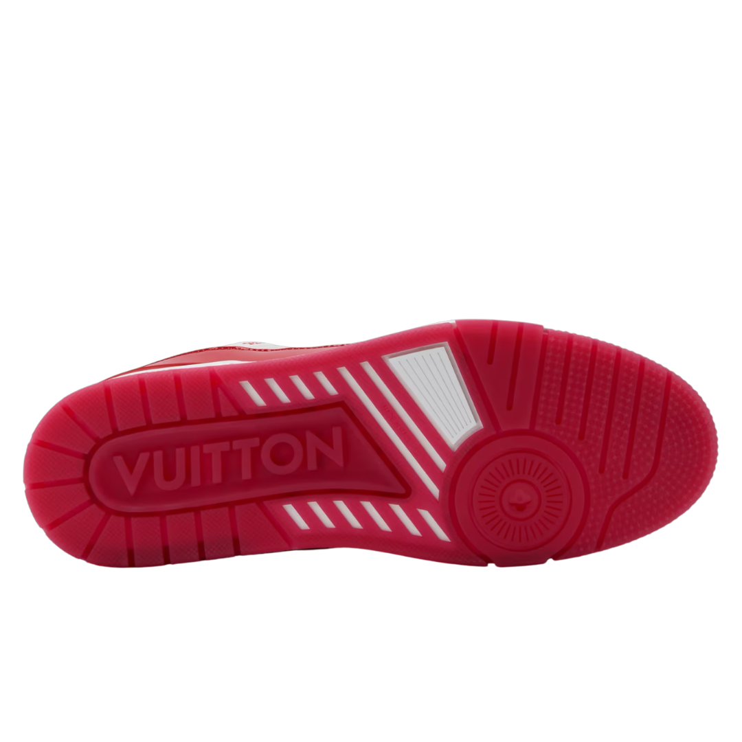 Monogram Red Trainer