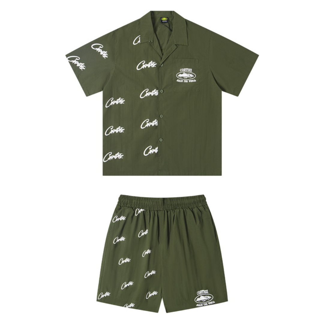 Alcatraz Army Green Short set