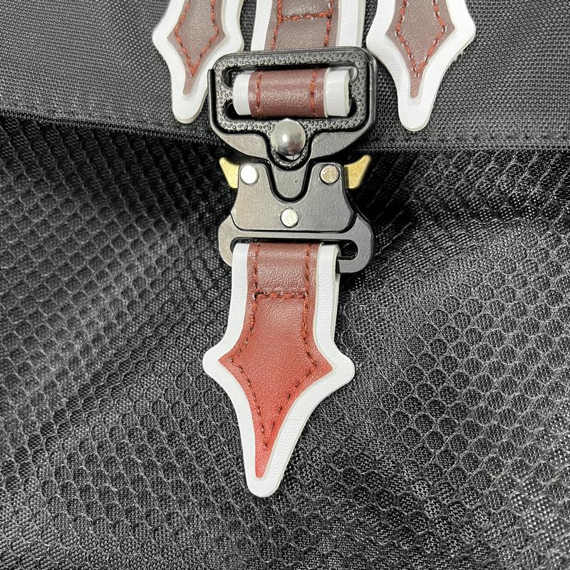 Bolso bandolera rojo degradado