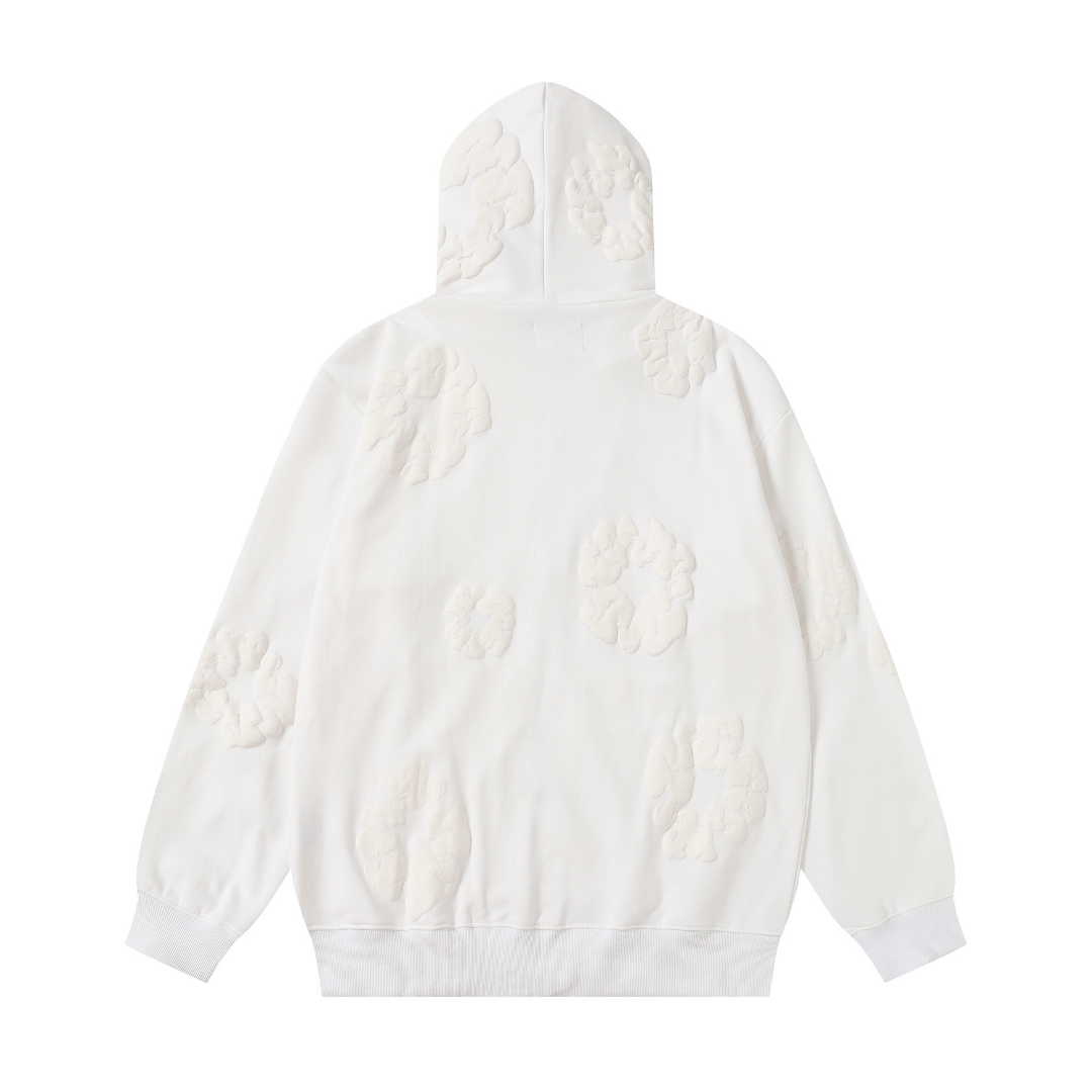 Denim Trs Zip Hoodie