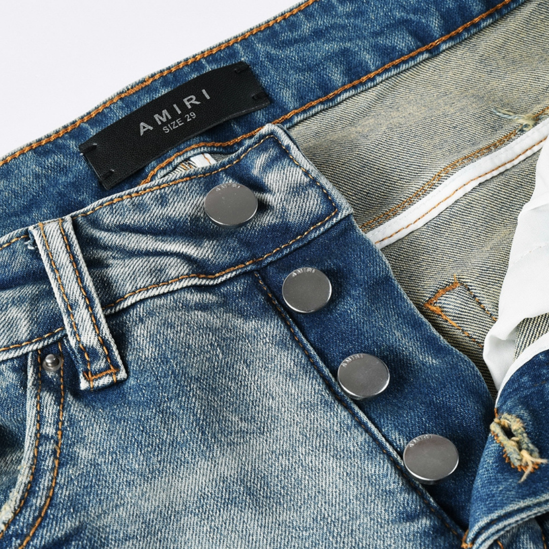 Amr Black Snake Jeans