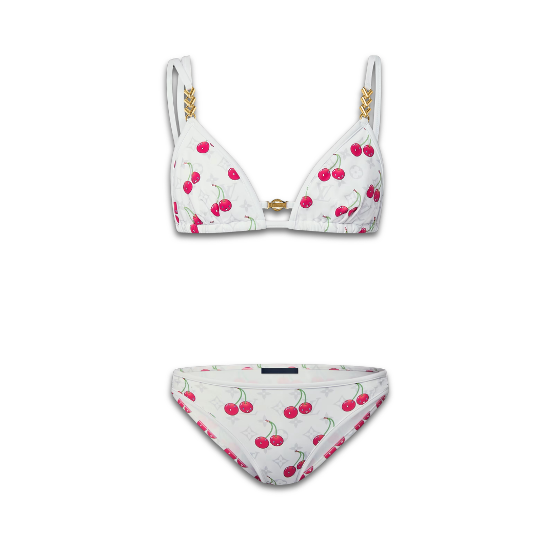 Cherry Monogram Bikini