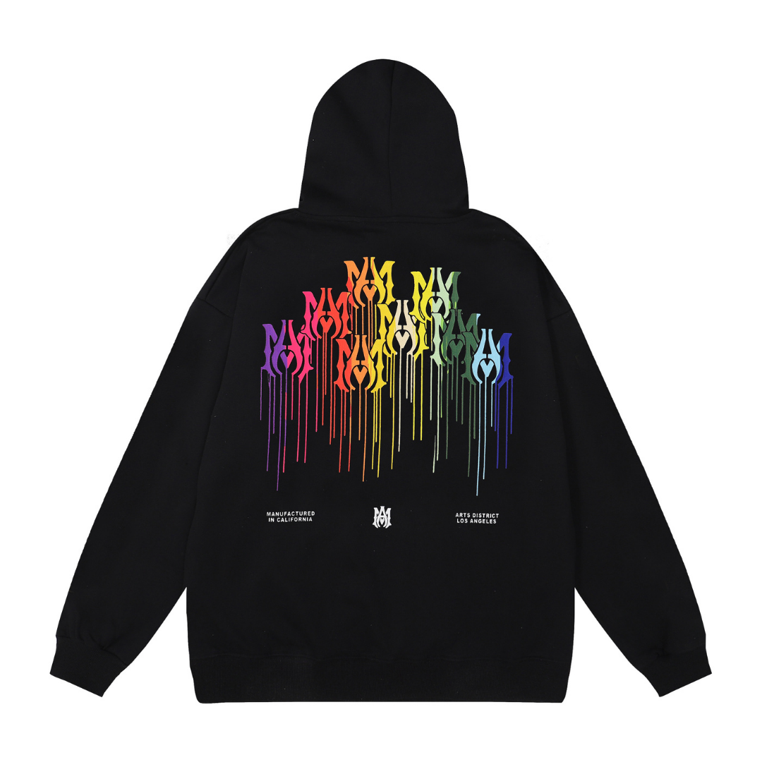 Amr M.A. Drip Collage Hoodie