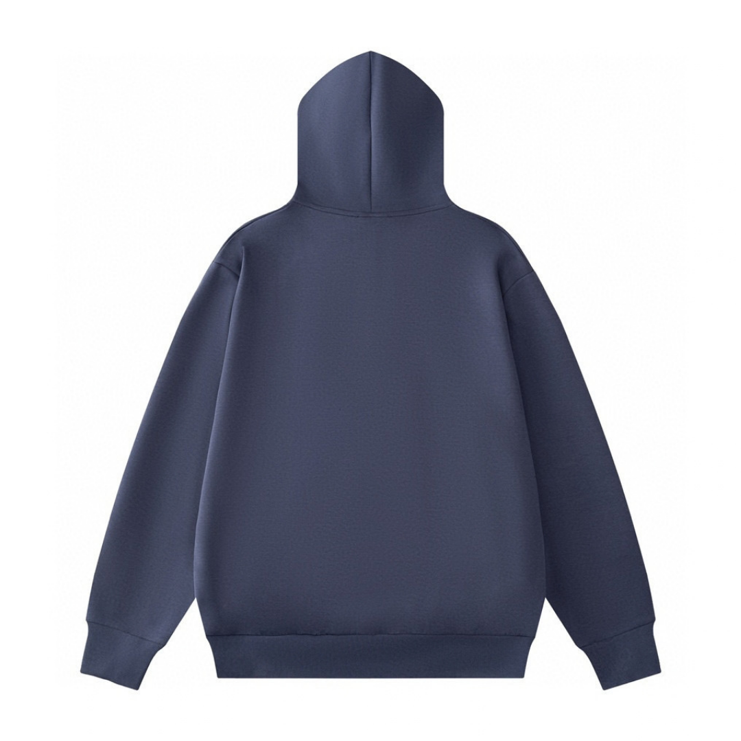 Lv Monogram Zip Hoodie