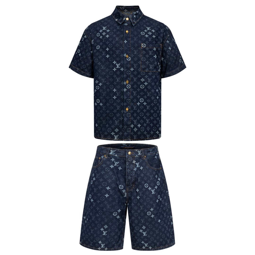 Monogram Short Set