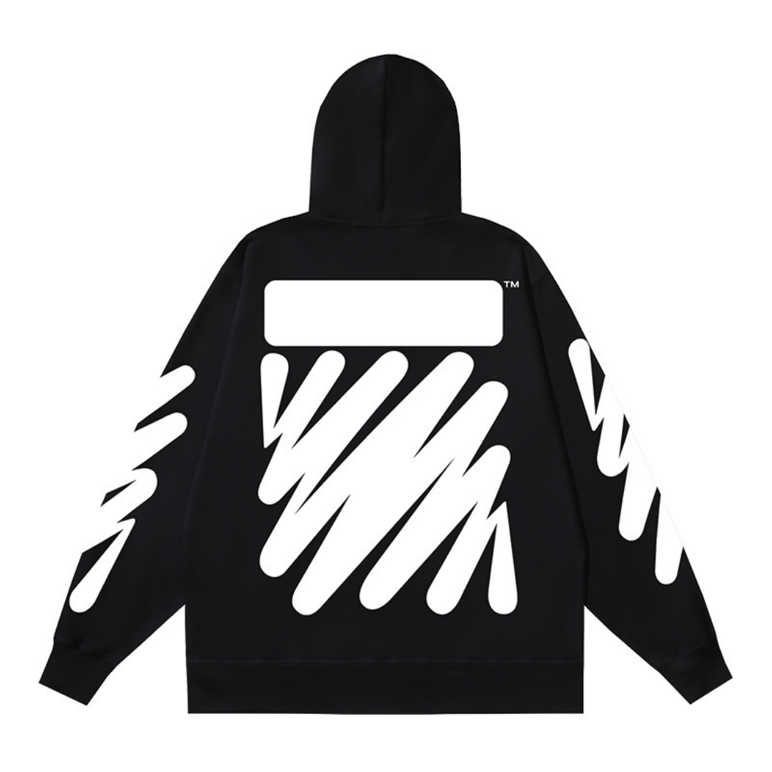 Off-W Monogram Zip Hoodie