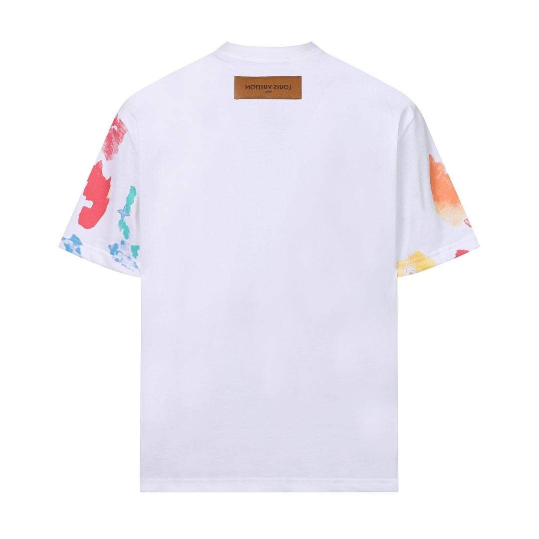 Lv Monogram Spray T-shirt