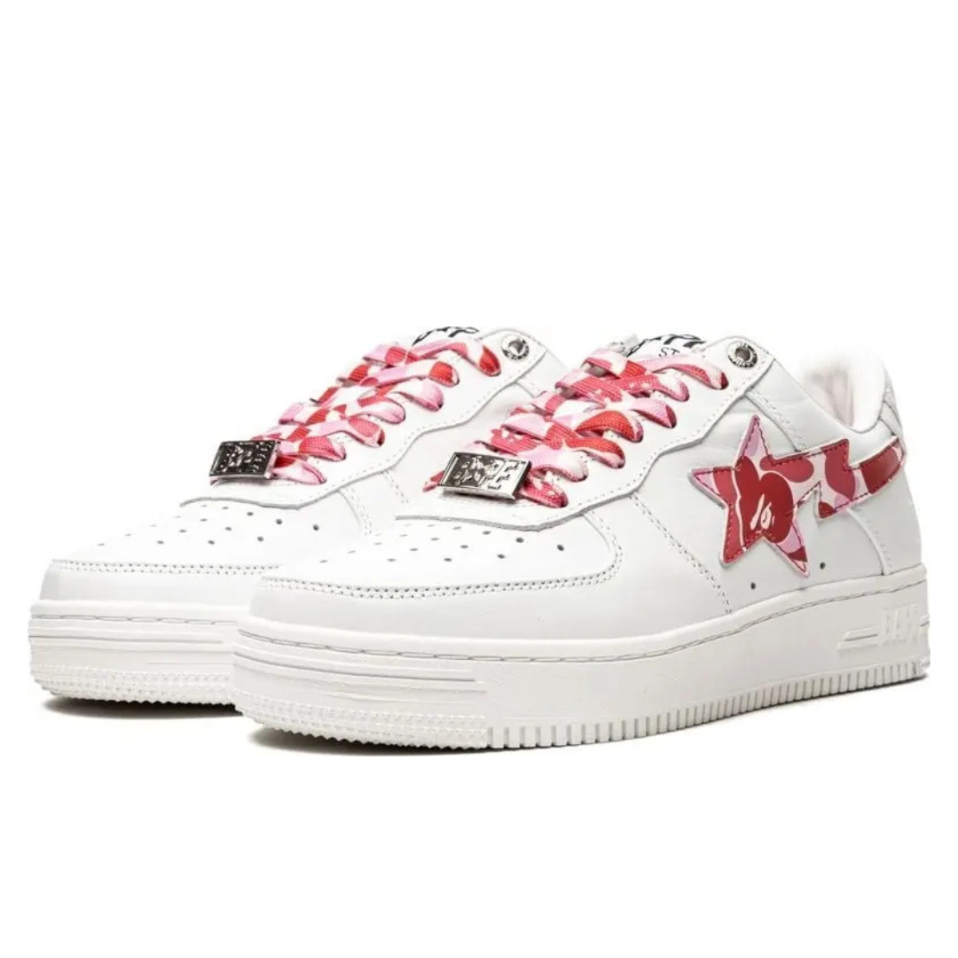 Bape Bapesta Camo Pink