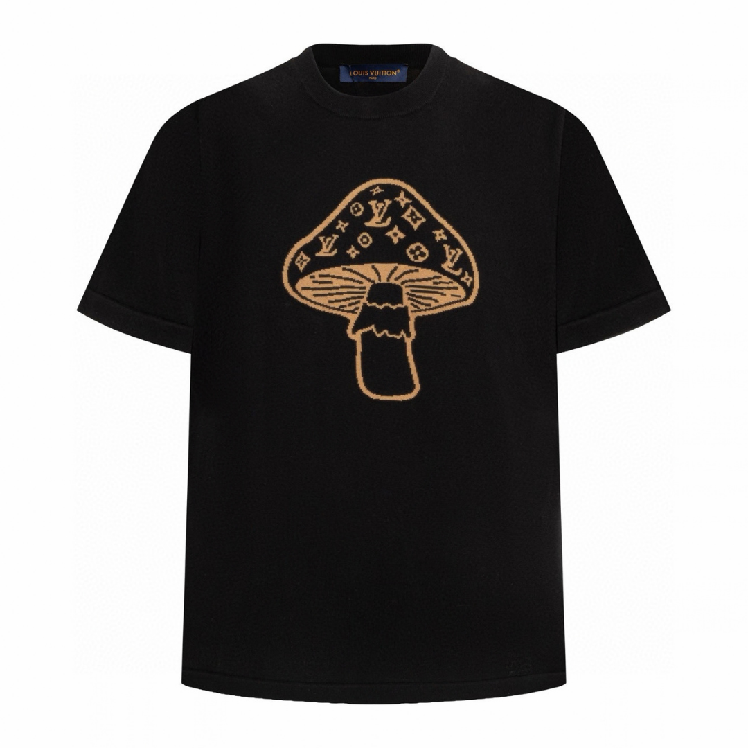 Lv Mushroom Logo T-shirt