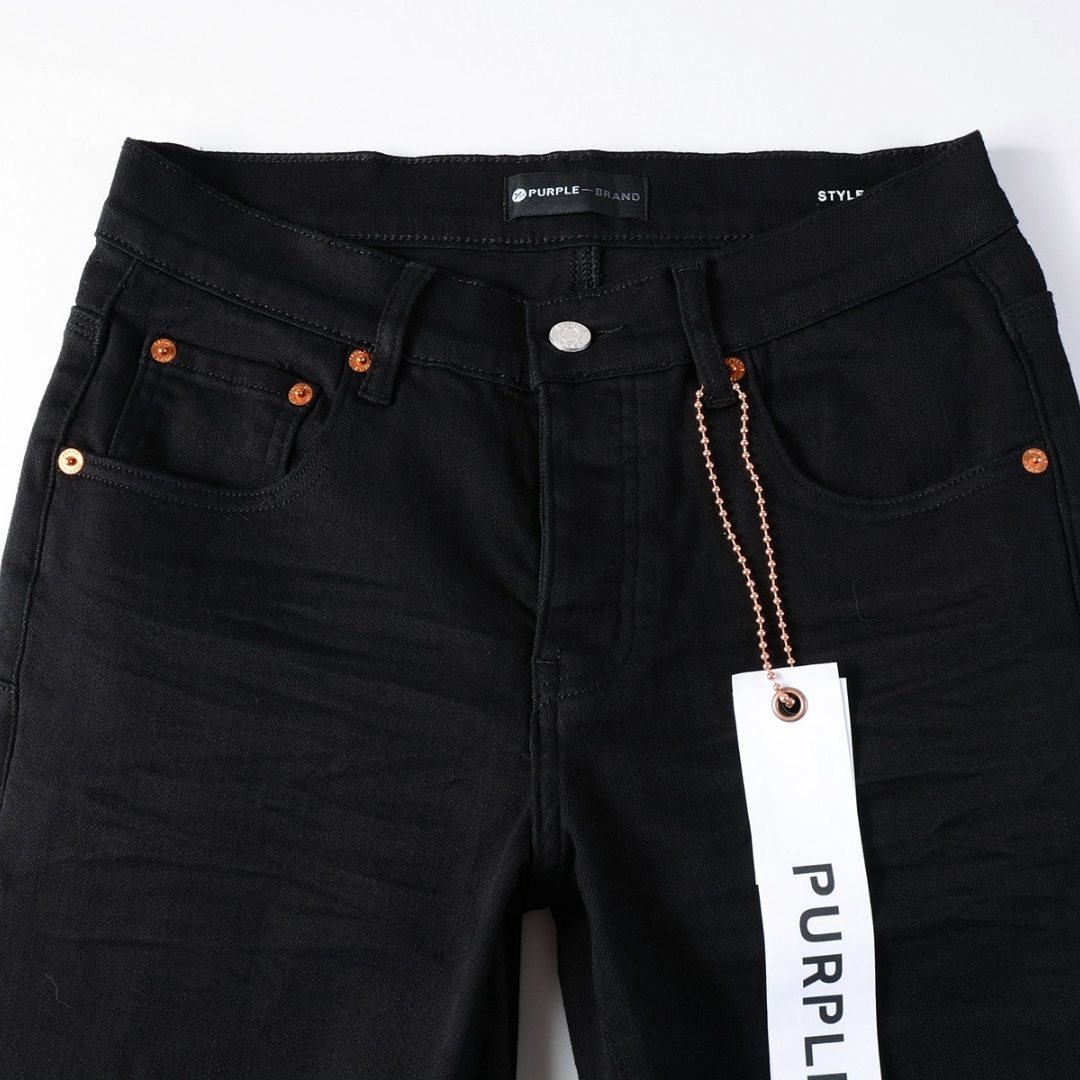 Purple Full Black Jeans