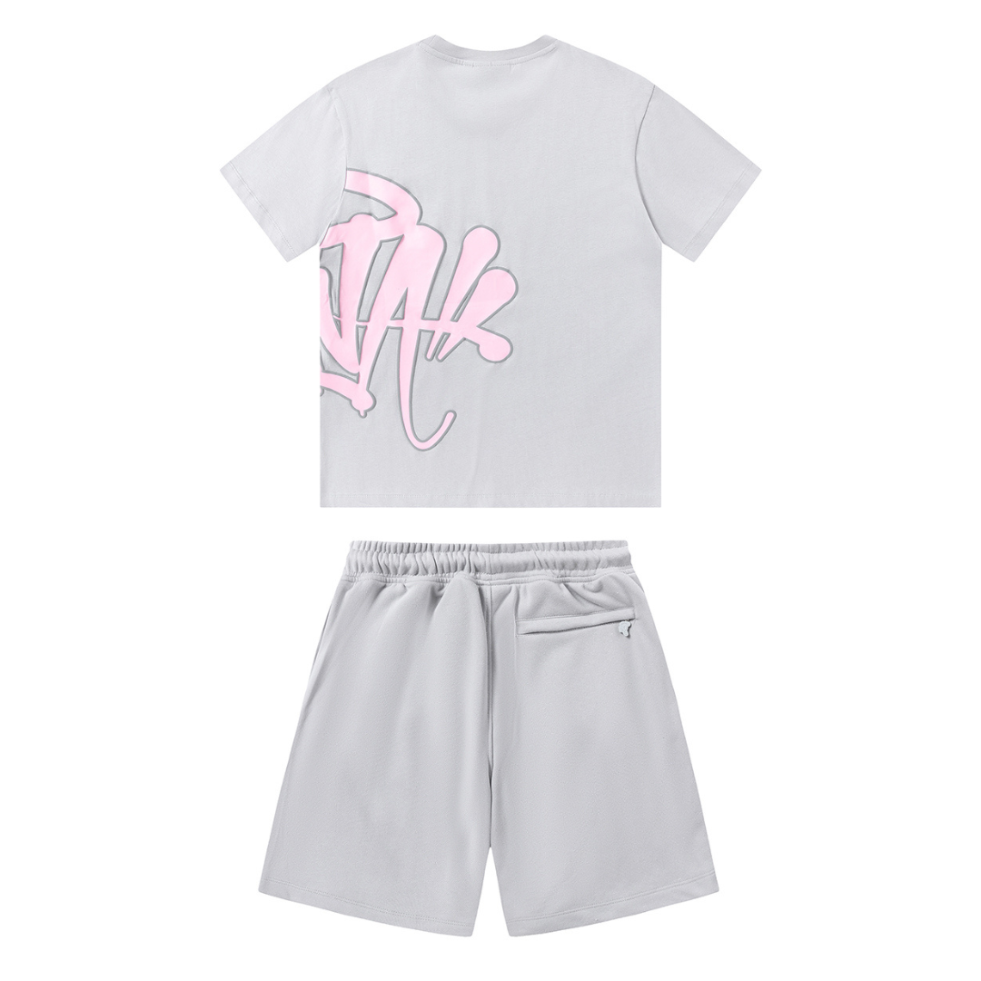 Syna World Grey Pink Short set