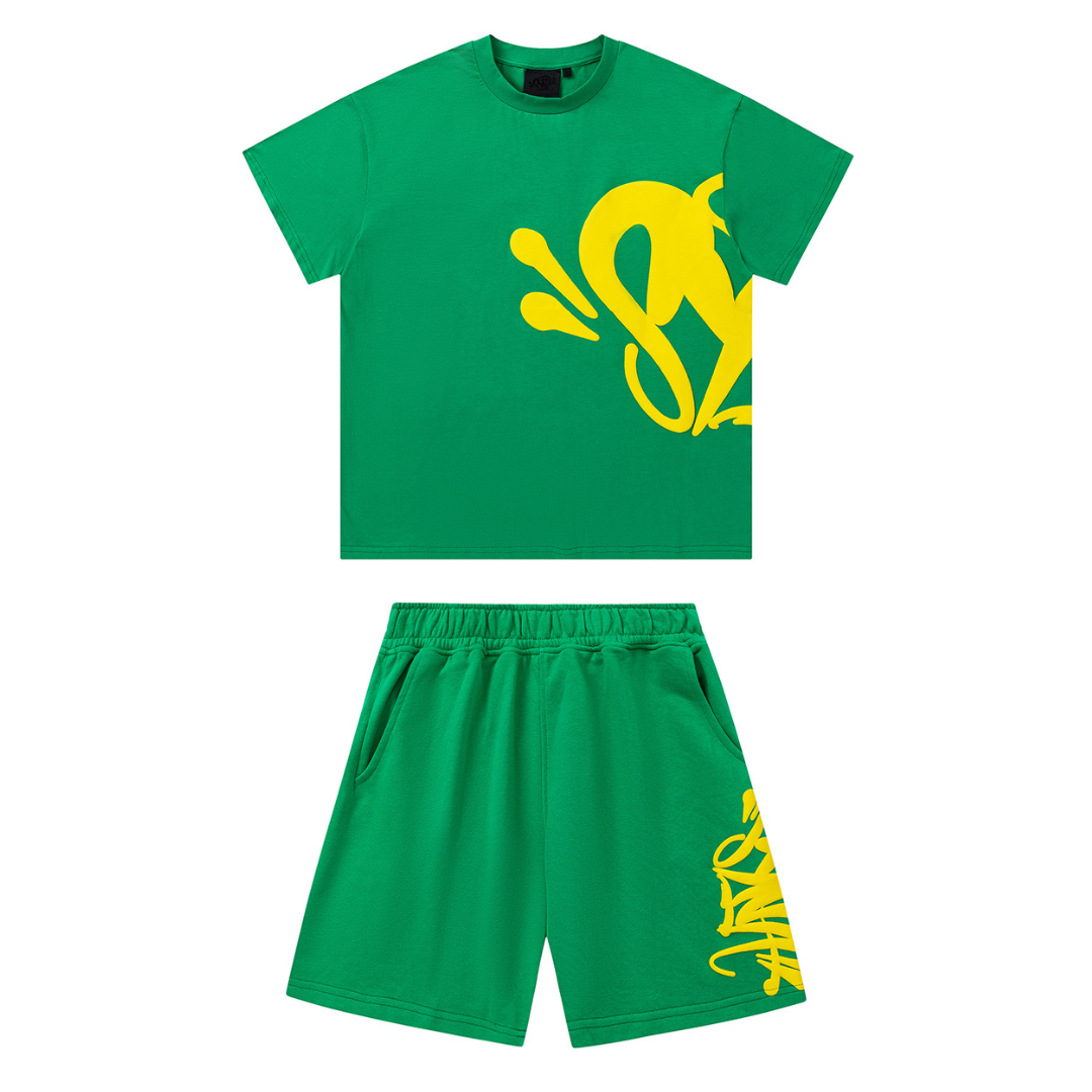 Syna World Green Yellow Short set