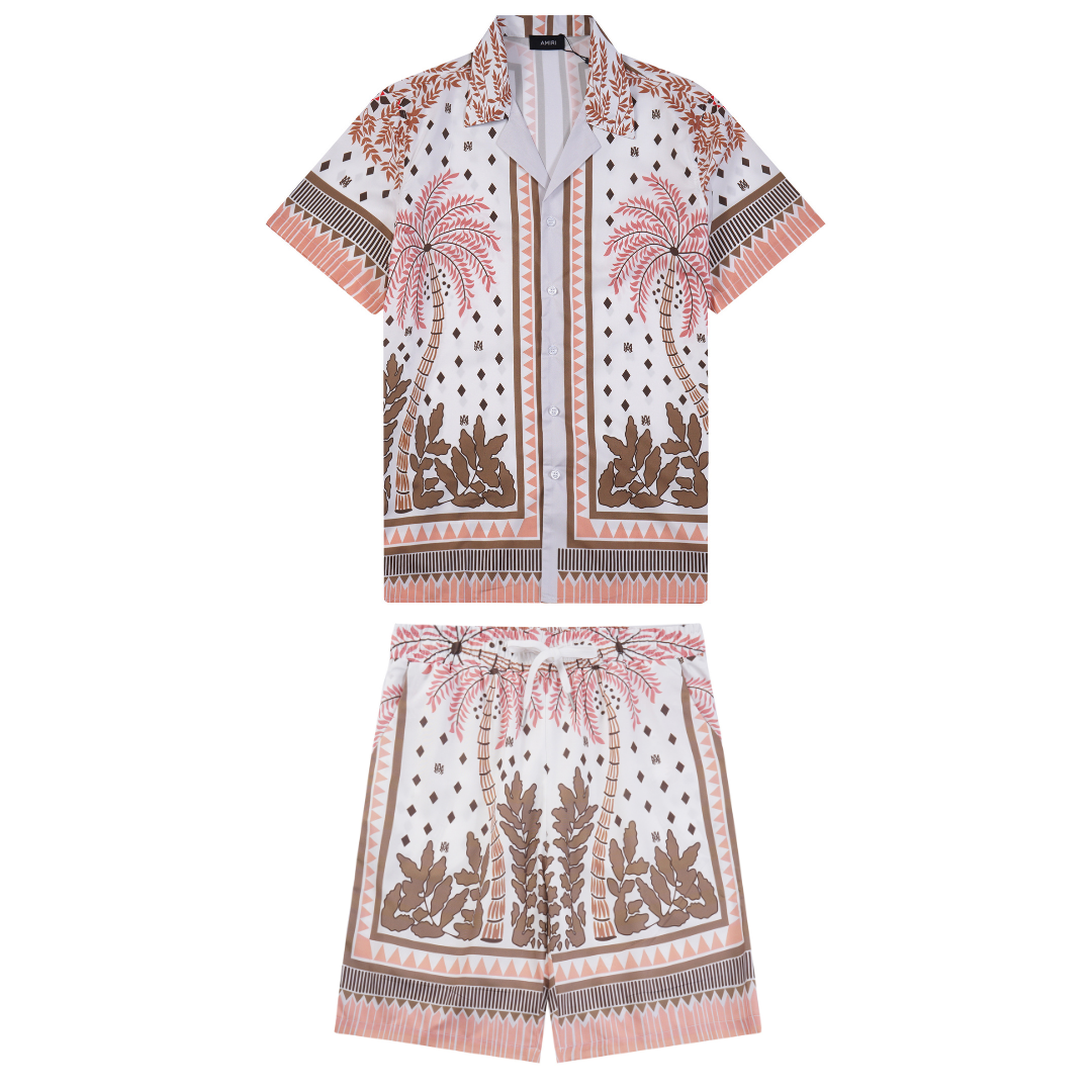 Amr Monogram Short Set