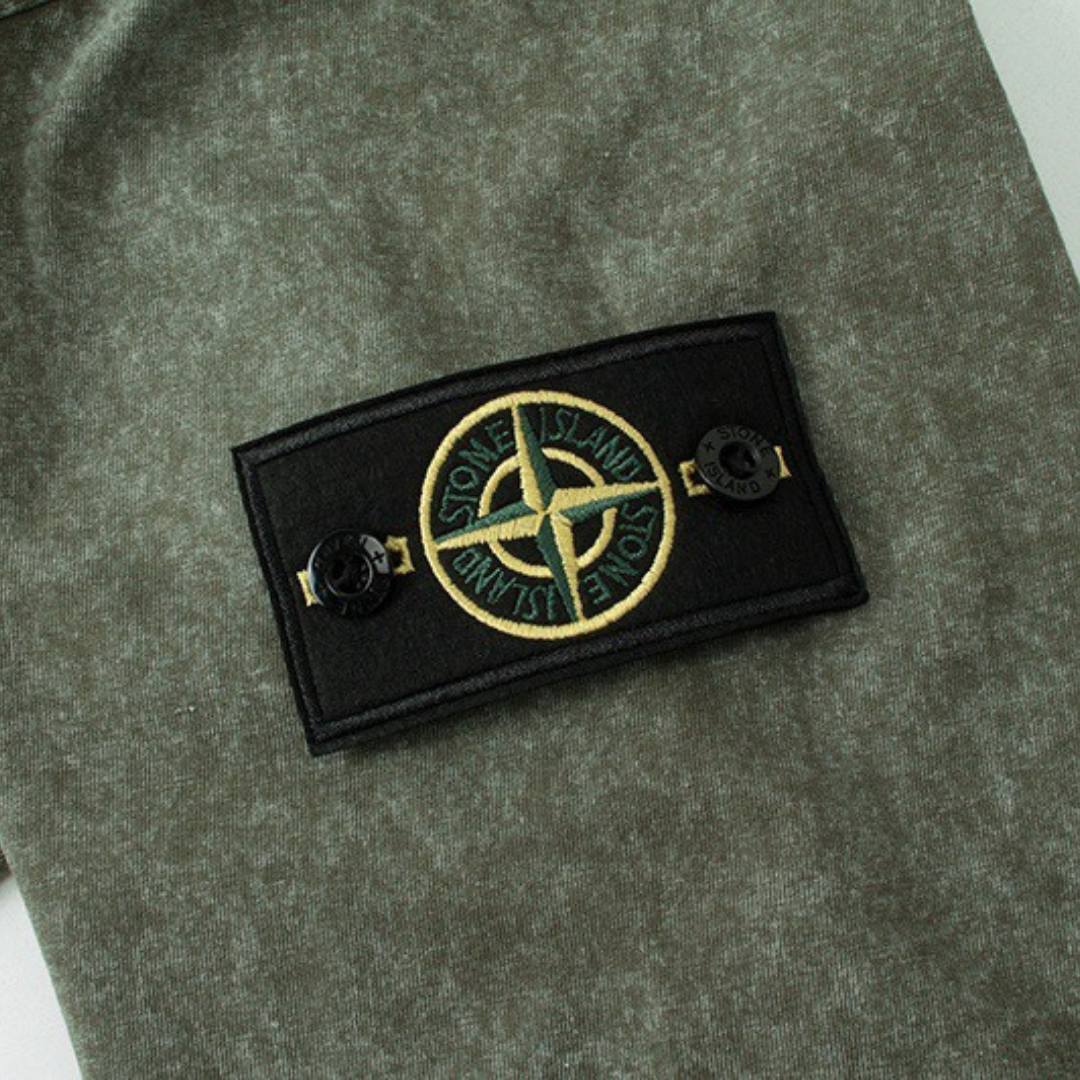 Stone Monogram Hoodie